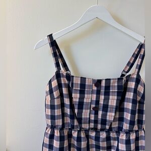 ANTHROPOLOGIE Maeve Plaid Dress, Sz L.